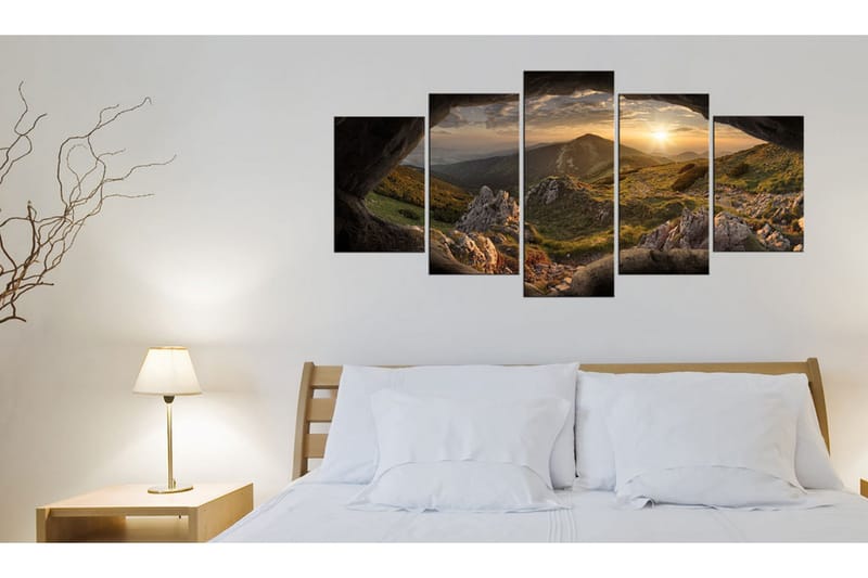 Tavla Sunset In The Valley 100x50 - Artgeist sp. z o. o. - Inredning - Tavlor & konst - Canvastavlor