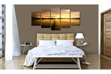Tavla Sunset Island 200x100 - Artgeist sp. z o. o. - Inredning - Tavlor & konst - Canvastavlor