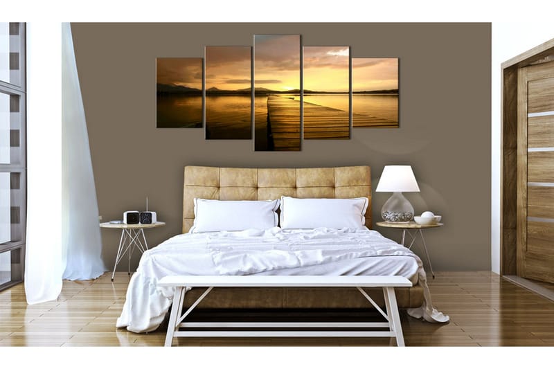 Tavla Sunset Island 200x100 - Artgeist sp. z o. o. - Inredning - Tavlor & konst - Canvastavlor