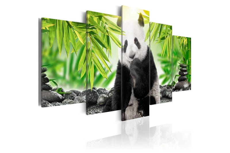 Tavla Sweet Little Panda 200x100 - Artgeist sp. z o. o. - Inredning - Tavlor & konst - Canvastavlor