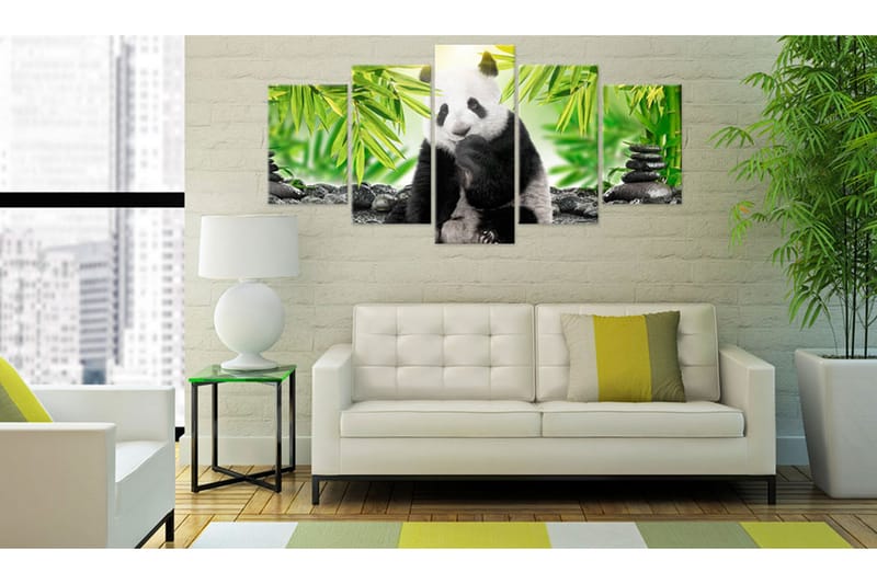 Tavla Sweet Little Panda 200x100 - Artgeist sp. z o. o. - Inredning - Tavlor & konst - Canvastavlor