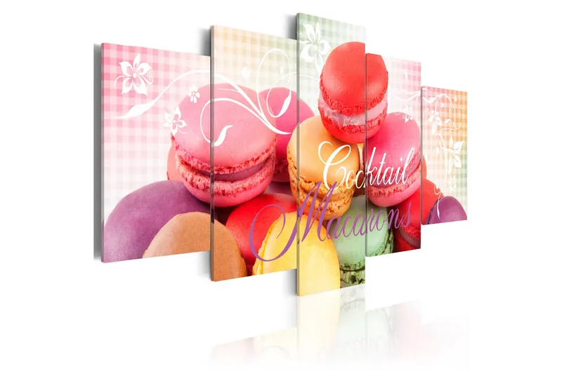 Tavla Sweet Macarons 100x50, Artgeist sp. z o. o.