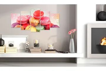 Tavla Sweet Macarons 200x100 - Artgeist sp. z o. o. - Inredning - Tavlor & konst - Canvastavlor