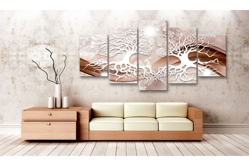 Tavla Talks About Love 200x100 - Artgeist sp. z o. o. - Inredning - Tavlor & konst - Canvastavlor