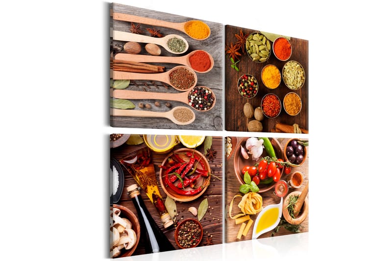 Tavla Tastes Of The World 80x80, Artgeist sp. z o. o.