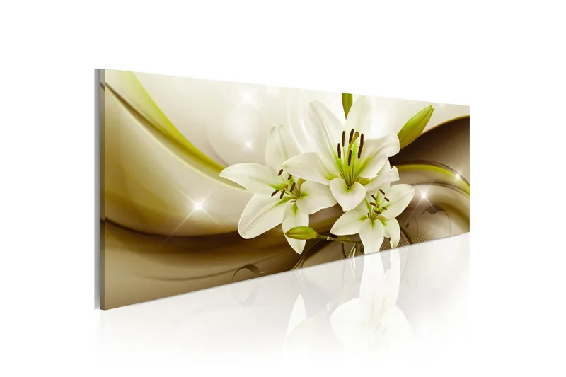 Tavla Temptation Of Lilies 150x50, Artgeist sp. z o. o.