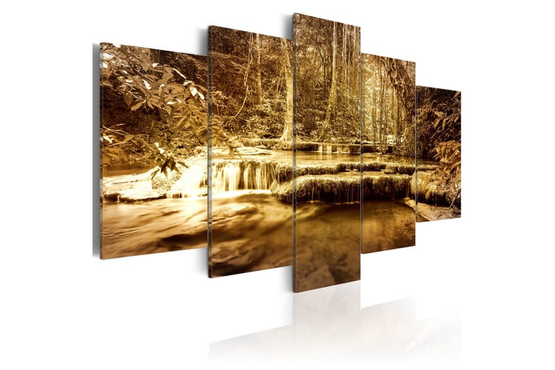 Tavla The Bosom Of Nature Waterfall 100x50, Artgeist sp. z o. o.