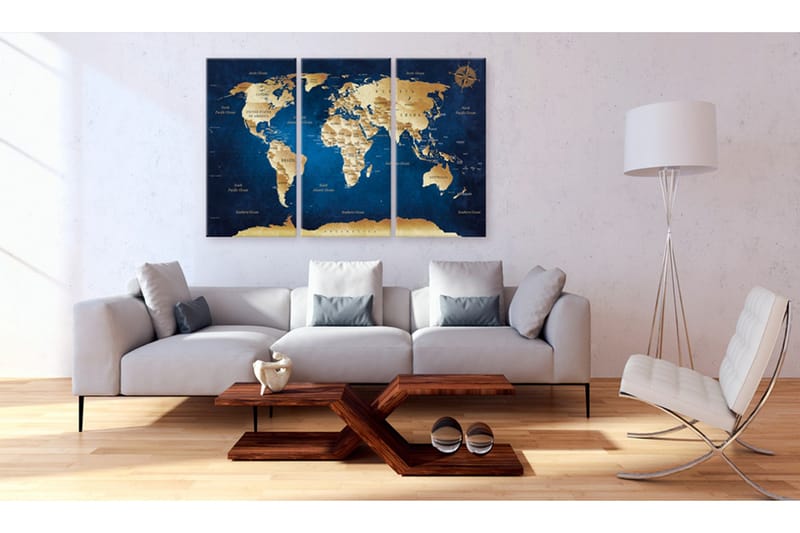 Tavla The Dark Blue Depths 120x80 - Artgeist sp. z o. o. - Inredning - Tavlor & konst - Canvastavlor