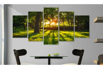 Tavla The Forest Reflection 200x100 - Artgeist sp. z o. o. - Inredning - Tavlor & konst - Canvastavlor