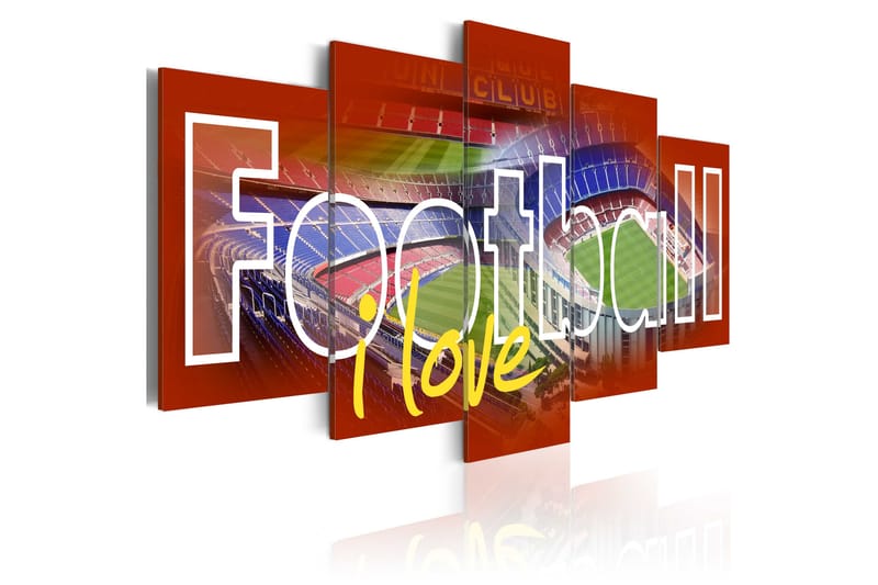 Tavla The Game Love 200x100 - Artgeist sp. z o. o. - Inredning - Tavlor & konst - Canvastavlor