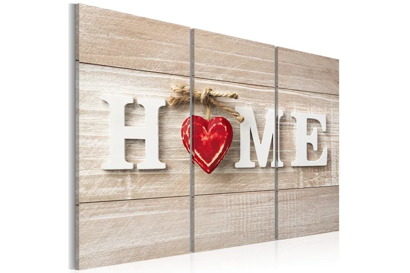 Tavla The Heart Of The Home 90x60, Artgeist sp. z o. o.