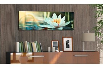 Tavla The Lake Of Lotus 135x45 - Artgeist sp. z o. o. - Inredning - Tavlor & konst - Canvastavlor