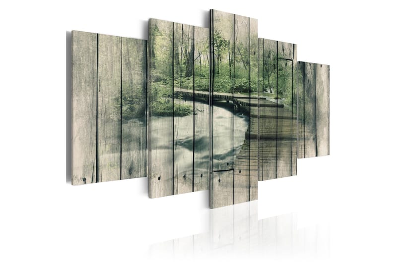 Tavla The River Of Secrets 100x50, Artgeist sp. z o. o.