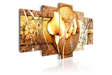 Tavla The Secret Of Calla Lily Gold 200x100