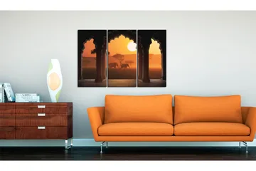 Tavla The Tranquillity Of Africa Triptych 120x80 - Artgeist sp. z o. o. - Inredning - Tavlor & konst - Canvastavlor