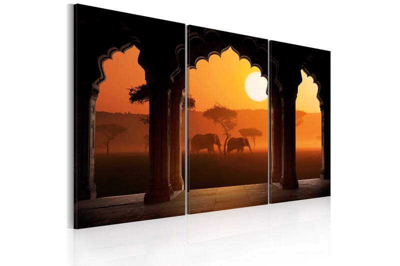 Tavla The Tranquillity Of Africa Triptych 60x40, Artgeist sp. z o. o.