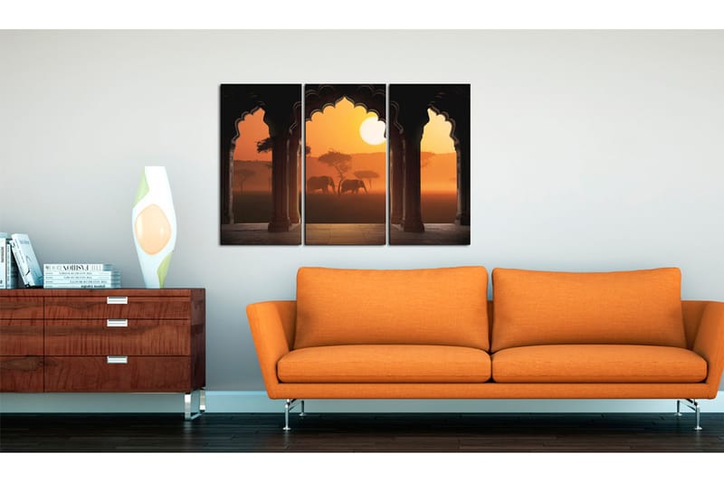 Tavla The tranquillity of Africa triptych 90x60 - Artgeist sp. z o. o. - Inredning - Tavlor & konst - Canvastavlor