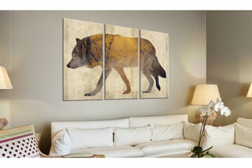 Tavla The Wandering Wolf 90x60 - Artgeist sp. z o. o. - Inredning - Tavlor & konst - Canvastavlor