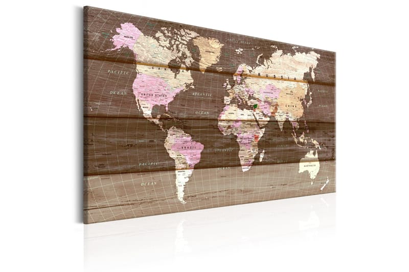 Tavla The Wooden World 60x40 - Artgeist sp. z o. o. - Inredning - Tavlor & konst - Canvastavlor