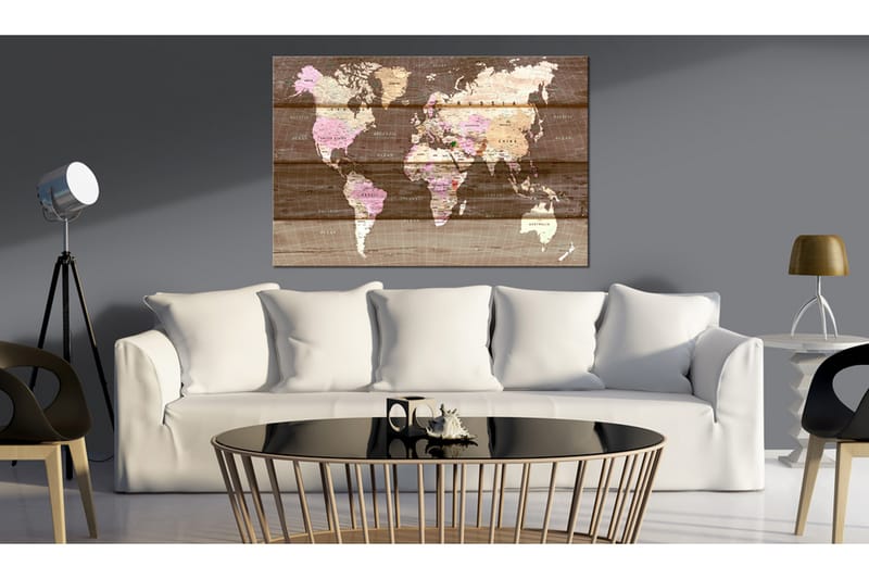 Tavla The Wooden World 90x60, Artgeist sp. z o. o.