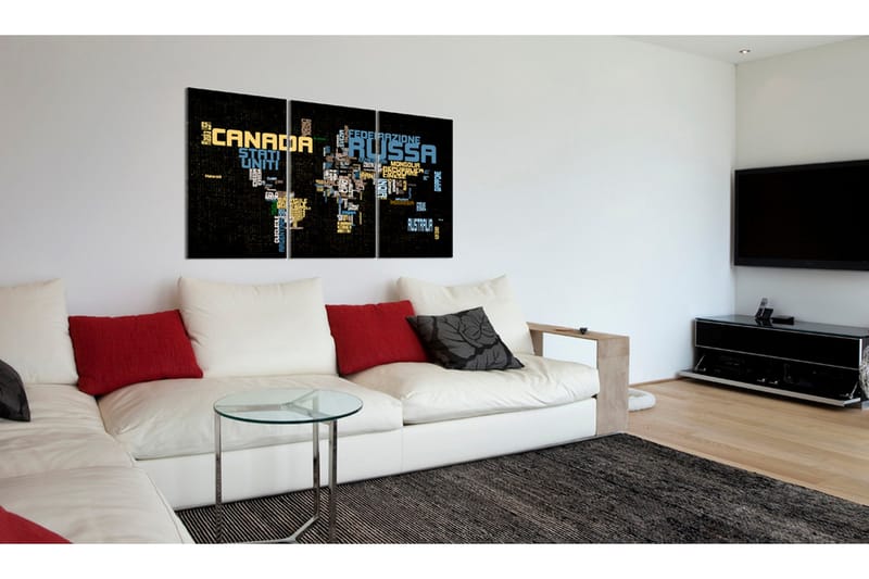 Tavla The World is not enough Triptych 90x60 - Artgeist sp. z o. o. - Inredning - Tavlor & konst - Canvastavlor