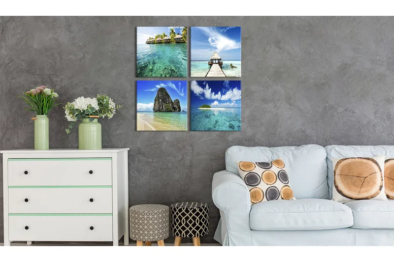 Tavla The Places Of Dreams 80x80 - Artgeist sp. z o. o. - Inredning - Tavlor & konst - Canvastavlor