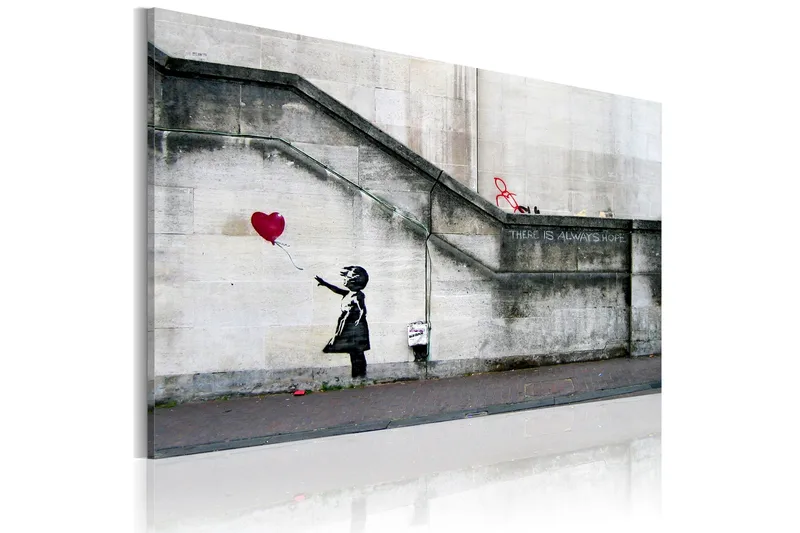 Tavla There Is Always Hope Banksy 60x40, Artgeist sp. z o. o.