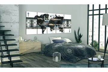 Tavla Three-Dimensional Map 200x80 - Artgeist sp. z o. o. - Inredning - Tavlor & konst - Canvastavlor
