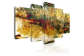 Tavla Trädgård Abstrakt 200x100 - Artgeist sp. z o. o. - Inredning - Tavlor & konst - Canvastavlor