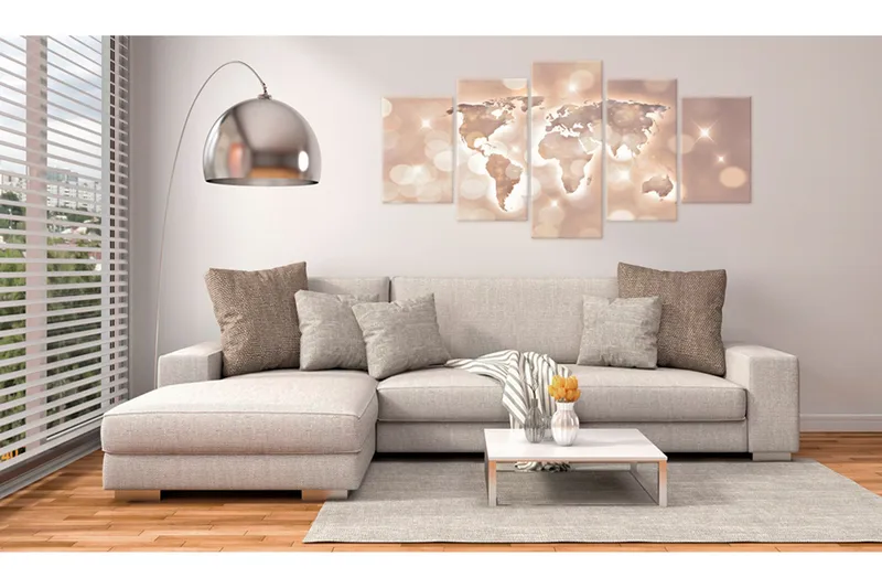 Tavla Trail Of Light 200x100 - Artgeist sp. z o. o. - Inredning - Tavlor & konst - Canvastavlor