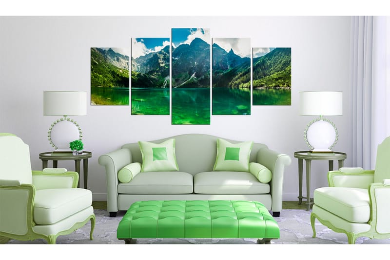 Tavla Tranquility In The Mountains 200x100 - Artgeist sp. z o. o. - Inredning - Tavlor & konst - Canvastavlor
