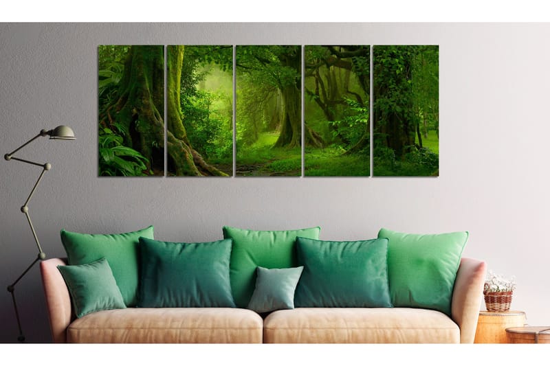 Tavla Tropical Jungle 225x90 - Artgeist sp. z o. o. - Inredning - Tavlor & konst - Canvastavlor