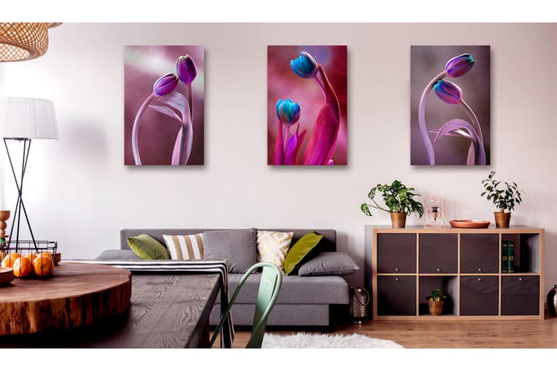 Tavla Tulips In Love 60x30 - Artgeist sp. z o. o. - Inredning - Tavlor & konst - Canvastavlor