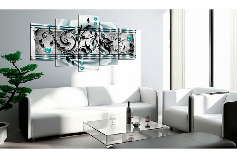 Tavla Turquoise Ambivalence 100x50 - Artgeist sp. z o. o. - Inredning - Tavlor & konst - Canvastavlor