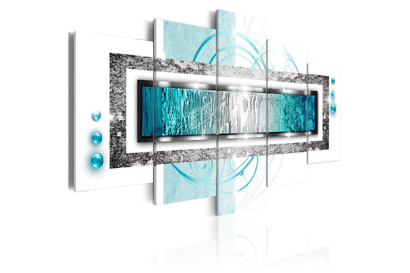 Tavla Turquoise Blizzard 100x50, Artgeist sp. z o. o.