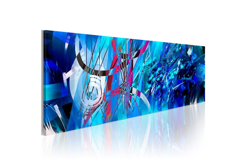Tavla Turquoise Regn 120x40 - Artgeist sp. z o. o. - Inredning - Tavlor & konst - Canvastavlor