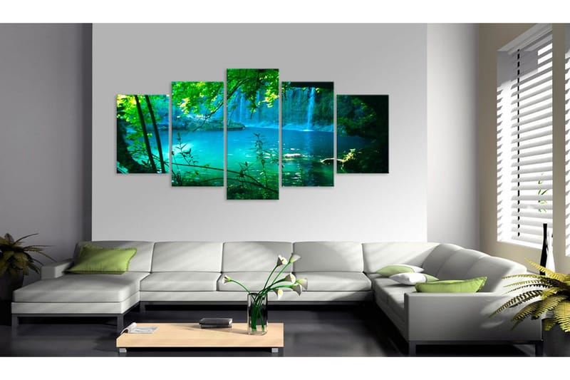 Tavla Turquoise Seclusion 100x50 - Artgeist sp. z o. o. - Inredning - Tavlor & konst - Canvastavlor