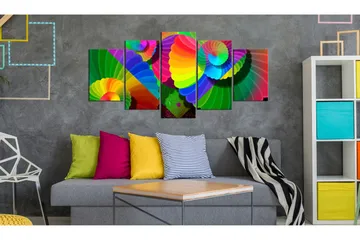 Tavla Twisted Colours 200x100 - Artgeist sp. z o. o. - Inredning - Tavlor & konst - Canvastavlor