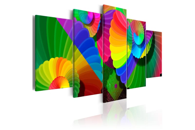 Tavla Twisted Colours 200x100 - Artgeist sp. z o. o. - Inredning - Tavlor & konst - Canvastavlor