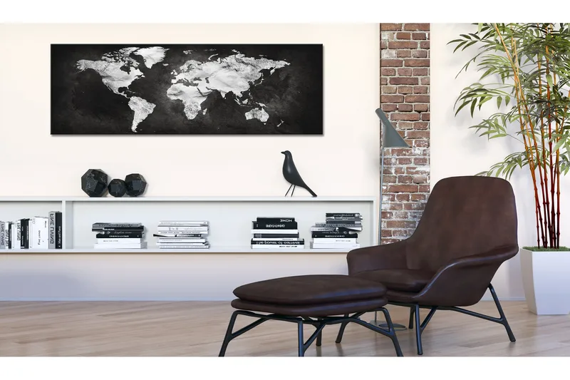 Tavla Two-Coloured World 135x45 - Artgeist sp. z o. o. - Inredning - Tavlor & konst - Canvastavlor