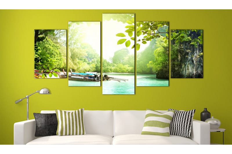 Tavla Under The Cover Of Trees 200x100 - Artgeist sp. z o. o. - Inredning - Tavlor & konst - Canvastavlor