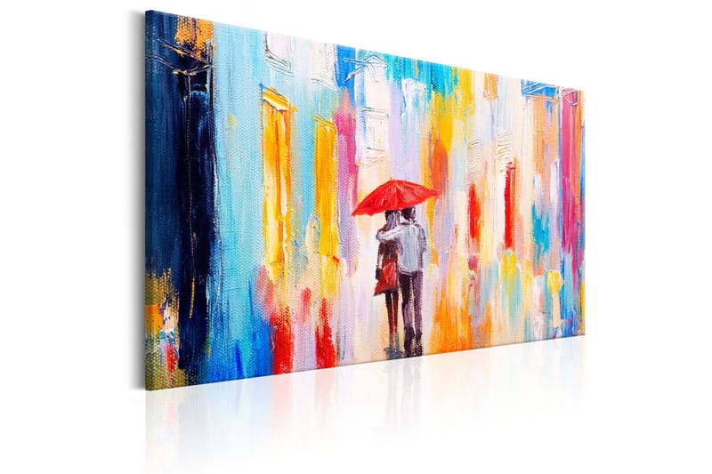 Tavla Under the Love Umbrella 90x60 - Artgeist sp. z o. o. - Inredning - Tavlor & konst - Canvastavlor