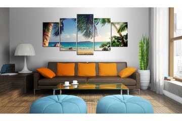 Tavla Under Palm Trees 200x100 - Artgeist sp. z o. o. - Inredning - Tavlor & konst - Canvastavlor