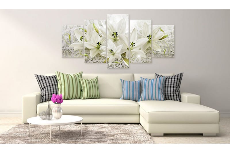 Tavla Unique Flowers 200x100 - Artgeist sp. z o. o. - Inredning - Tavlor & konst - Canvastavlor