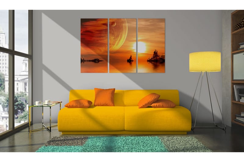 Tavla Utopic Twilight 60x40 - Artgeist sp. z o. o. - Inredning - Tavlor & konst - Canvastavlor