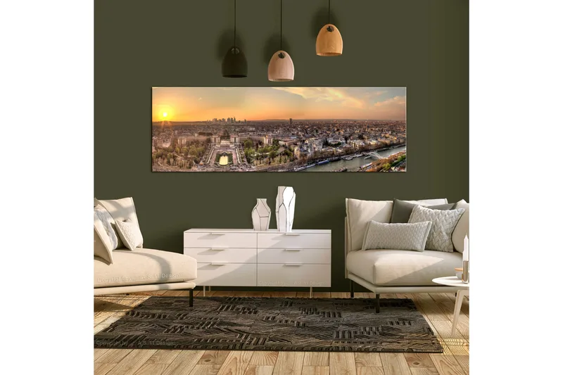 Tavla View from Eiffel Tower (1 Part) Narrow 150x50, Artgeist sp. z o. o.
