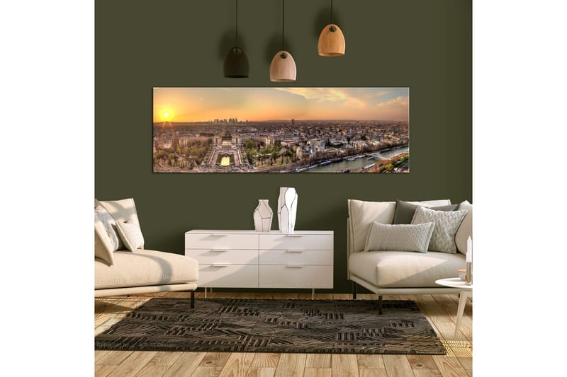 Tavla View from Eiffel Tower (1 Part) Narrow 135x45, Artgeist sp. z o. o.