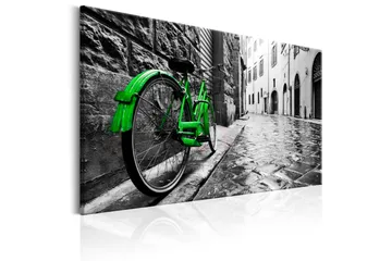 Tavla Vintage Green Bike 90x60 - Artgeist sp. z o. o. - Inredning - Tavlor & konst - Canvastavlor