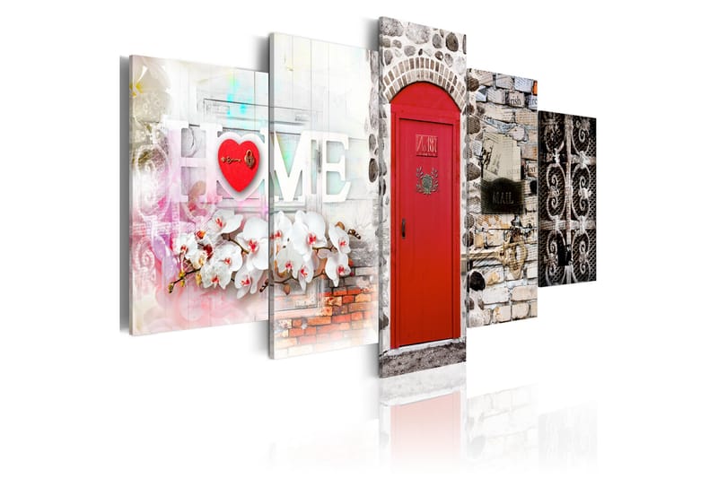 Tavla Vintage Home 100x50 - Artgeist sp. z o. o. - Inredning - Tavlor & konst - Canvastavlor
