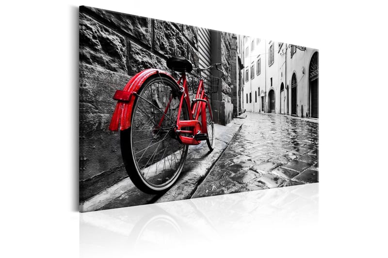 Tavla Vintage Red Bike 60x40 - Artgeist sp. z o. o. - Inredning - Tavlor & konst - Canvastavlor
